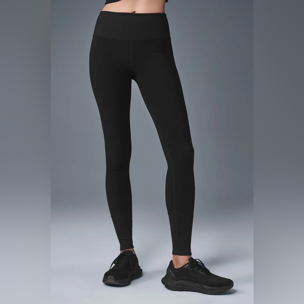 Alo High-Waist Alosoft Lounge Legging Black S New